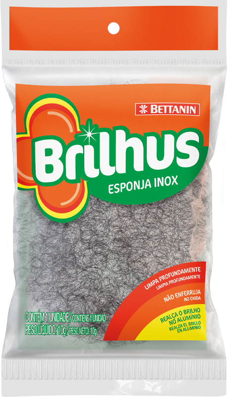 ESPONJA BRILHUS INOX