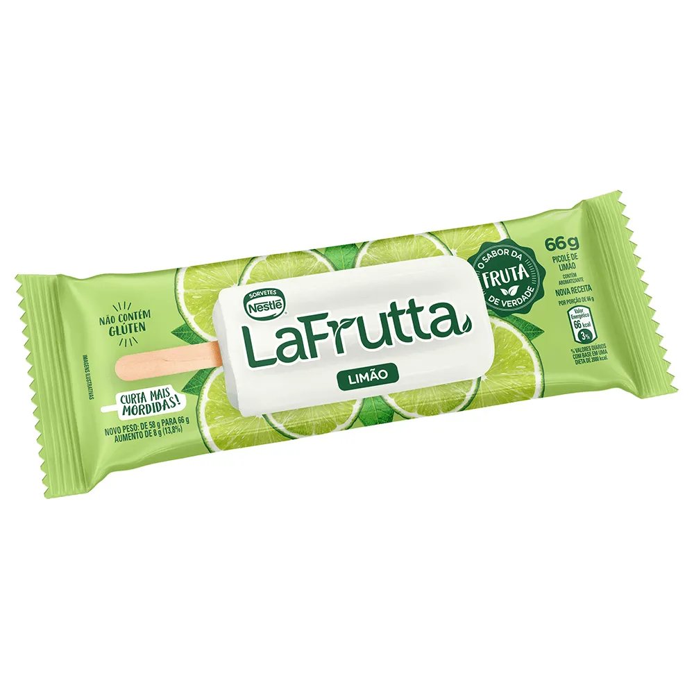 PICOLÉ NESTLÉ LA FRUTTA LIMÃO 66GR