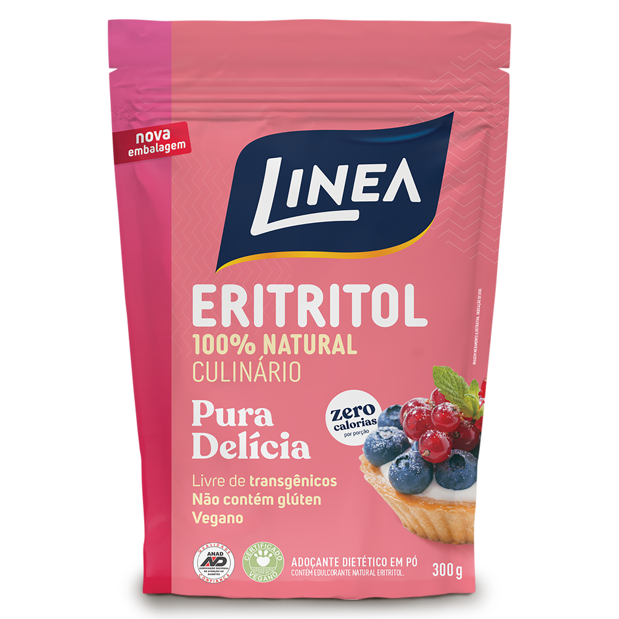 ADOÇANTE EM PÓ ERITRITOL SH LINEA 250G