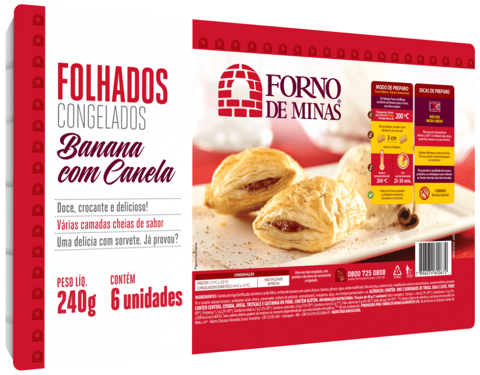 SALGADO FOLHADO FORNO DE MINAS BANANA COM CANELA 240G