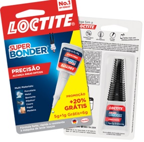 SUPER BONDER LOCTITE 5G + 1G GRÁTIS