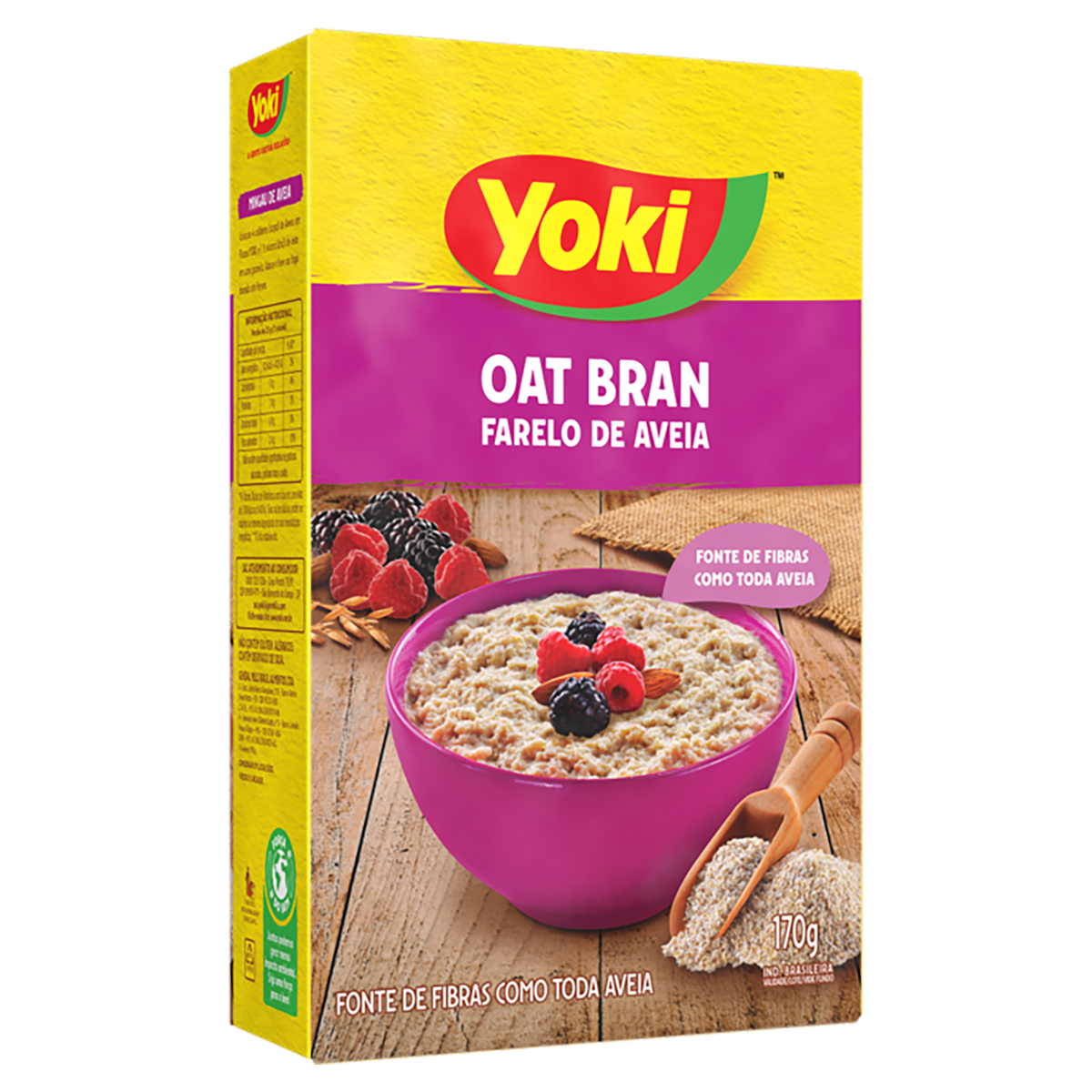 FARELO DE AVEIA YOKI OAT BRAN 170G