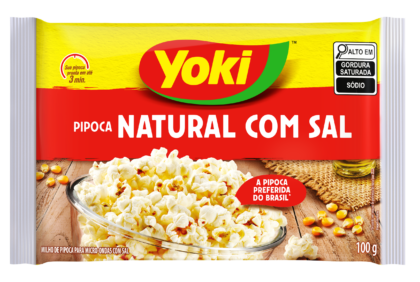 PIPOCA DE MICROONDAS YOKI COM SAL 100G