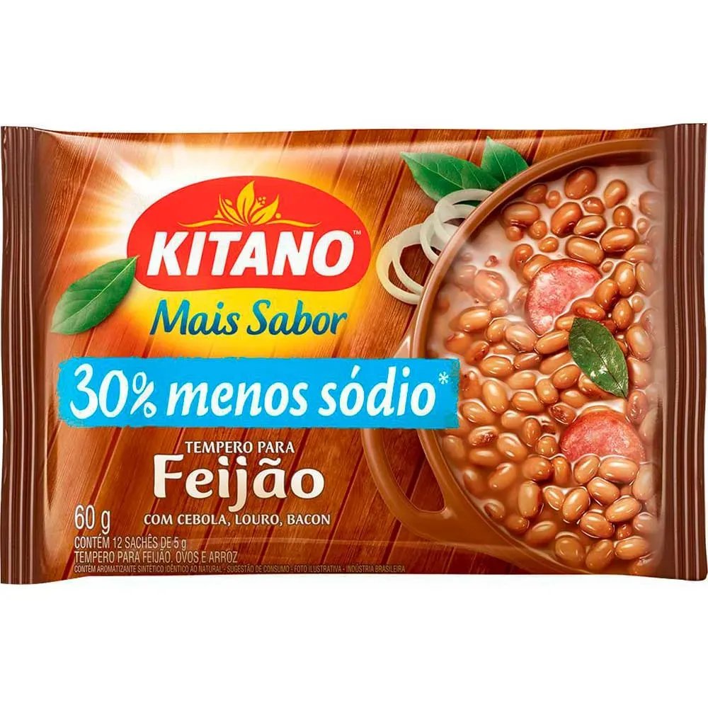 TEMPERO KITANO MAIS SABOR FEIJAO 60G