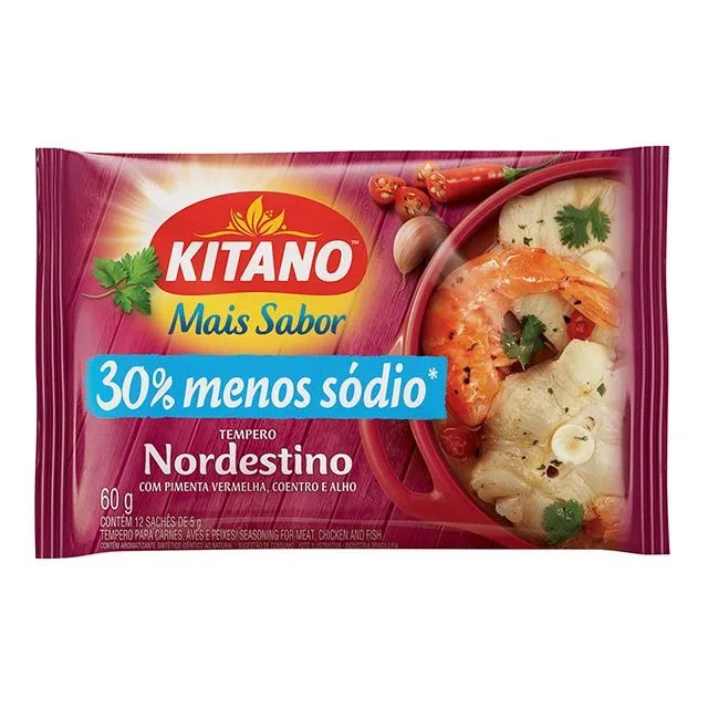 TEMPERO KITANO MAIS SABOR NORDESTINO 60G