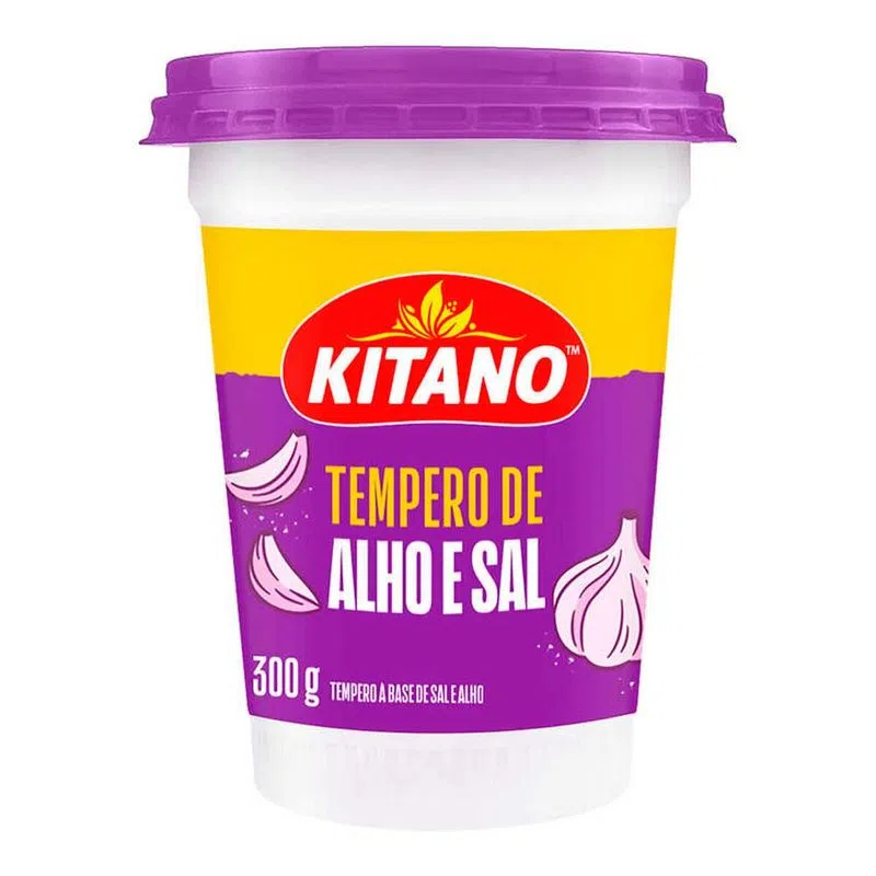TEMPERO COMPLETO KITANO ALHO E SAL 300G