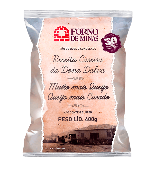 PÃO DE QUEIJO CONGELADO FORNO DE MINAS EDIÇÃO ESPECIAL 400G