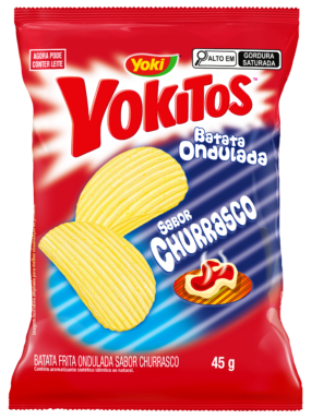 BATATA ONDULADA YOKITOS SABOR CHURRASCO 45G