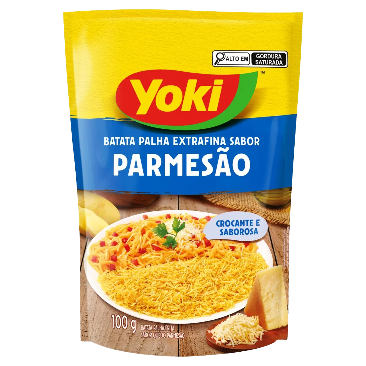 BATATA PALHA YOKI EXTRAFINA SABOR PARMESAO 100G