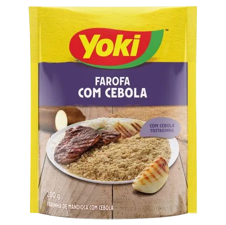 FAROFA PRONTA YOKI TOQUE CASEIRO COM CEBOLA 200G