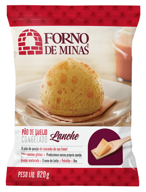 PÃO DE QUEIJO FORNO DE MINAS LANCHE 820G