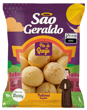 PÃO DE QUEIJO SÃO GERALDO TRADICIONAL 800G