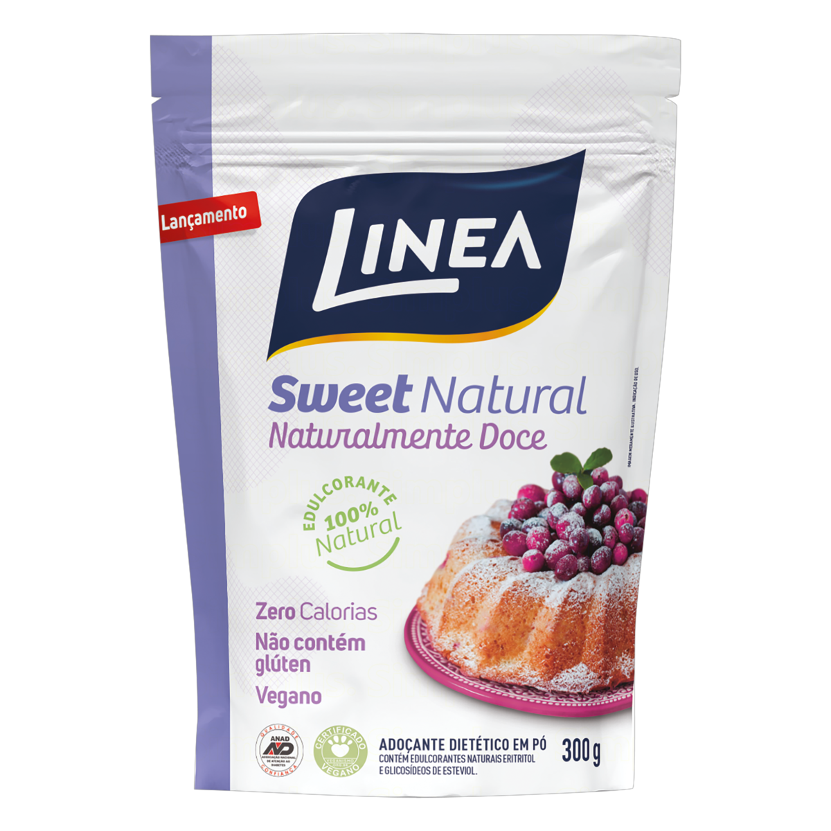 ADOÇANTE SWEET NATURAL EM PÓ LINEA SACHÊ 300G
