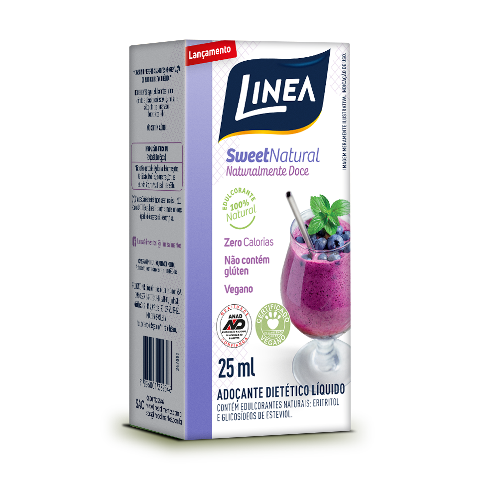 ADOÇANTE LÍQUIDO LINEA SWEET NATURAL 25ML