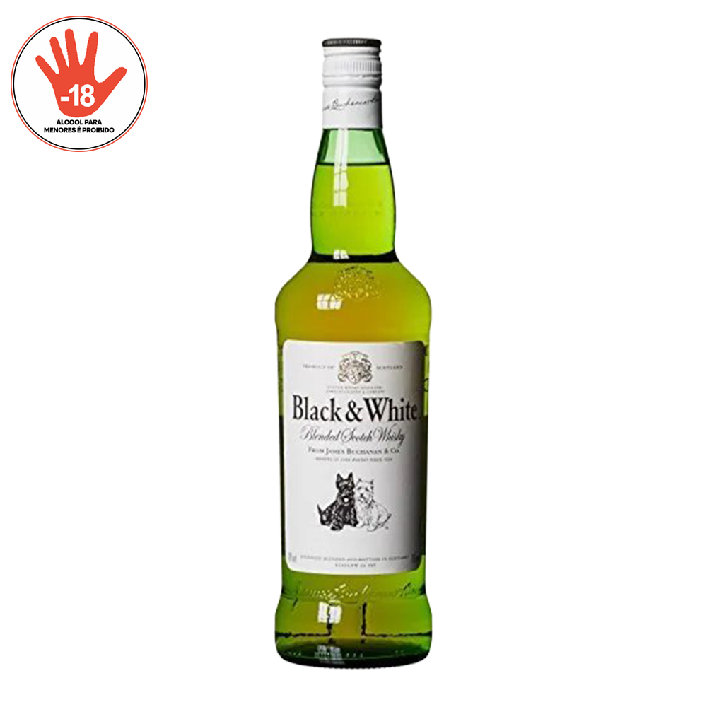 WHISKY BLACK E WHITE 700ML