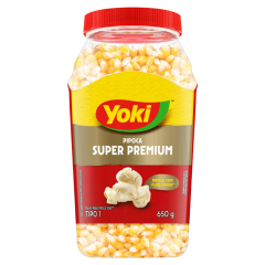 MILHO PARA PIPOCA YOKI SUPER PREMIUM POTE 650G