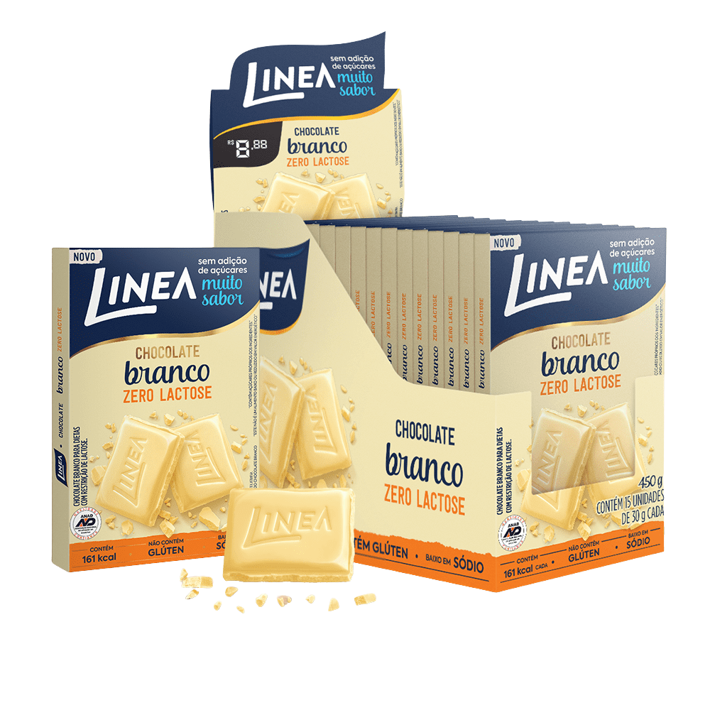 CHOCOLATE LINEA IMPULSO BRANCO ZERO 15X30G