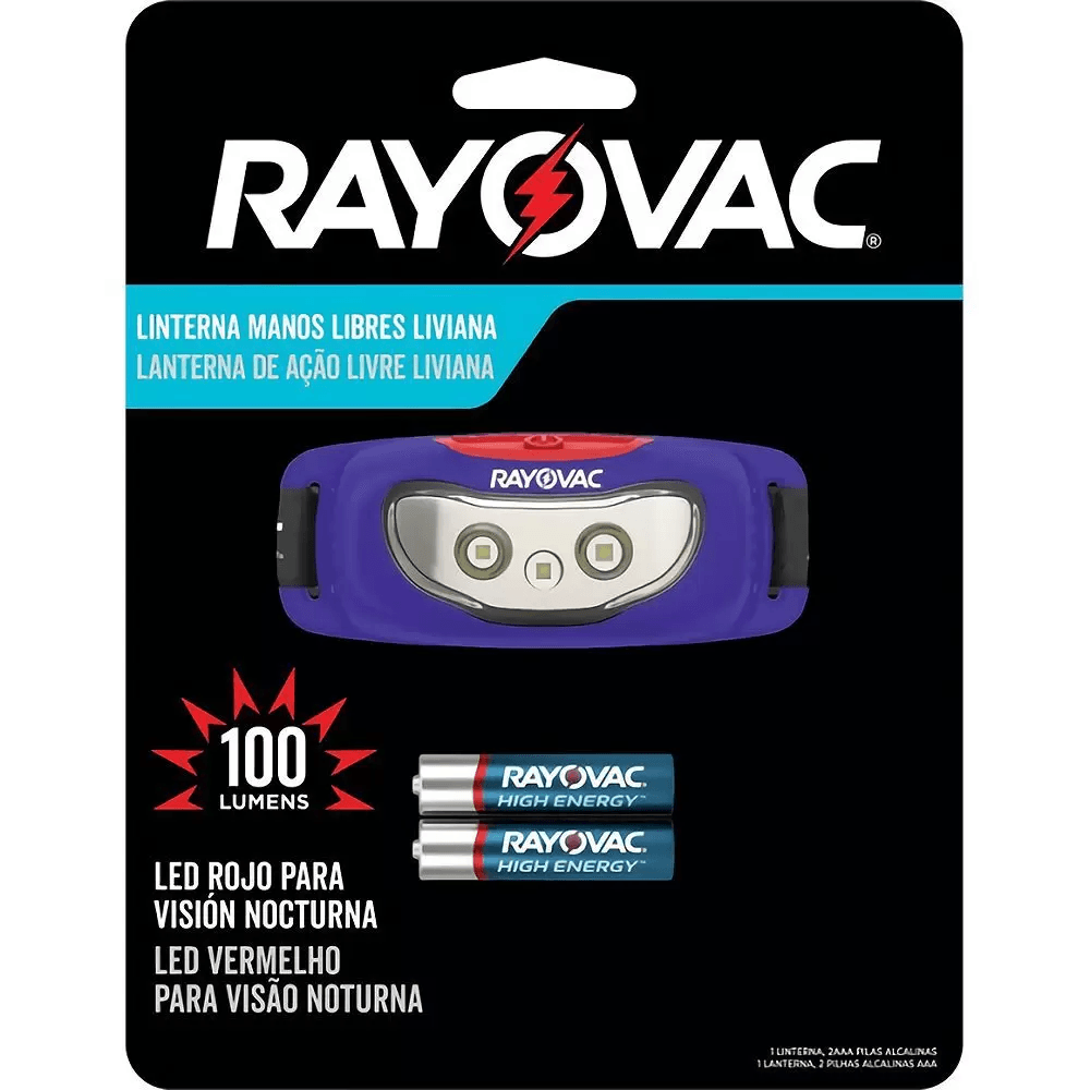 *LANTERNA RAYOVAC PROFISSIONAL AÇÃO LIVRE