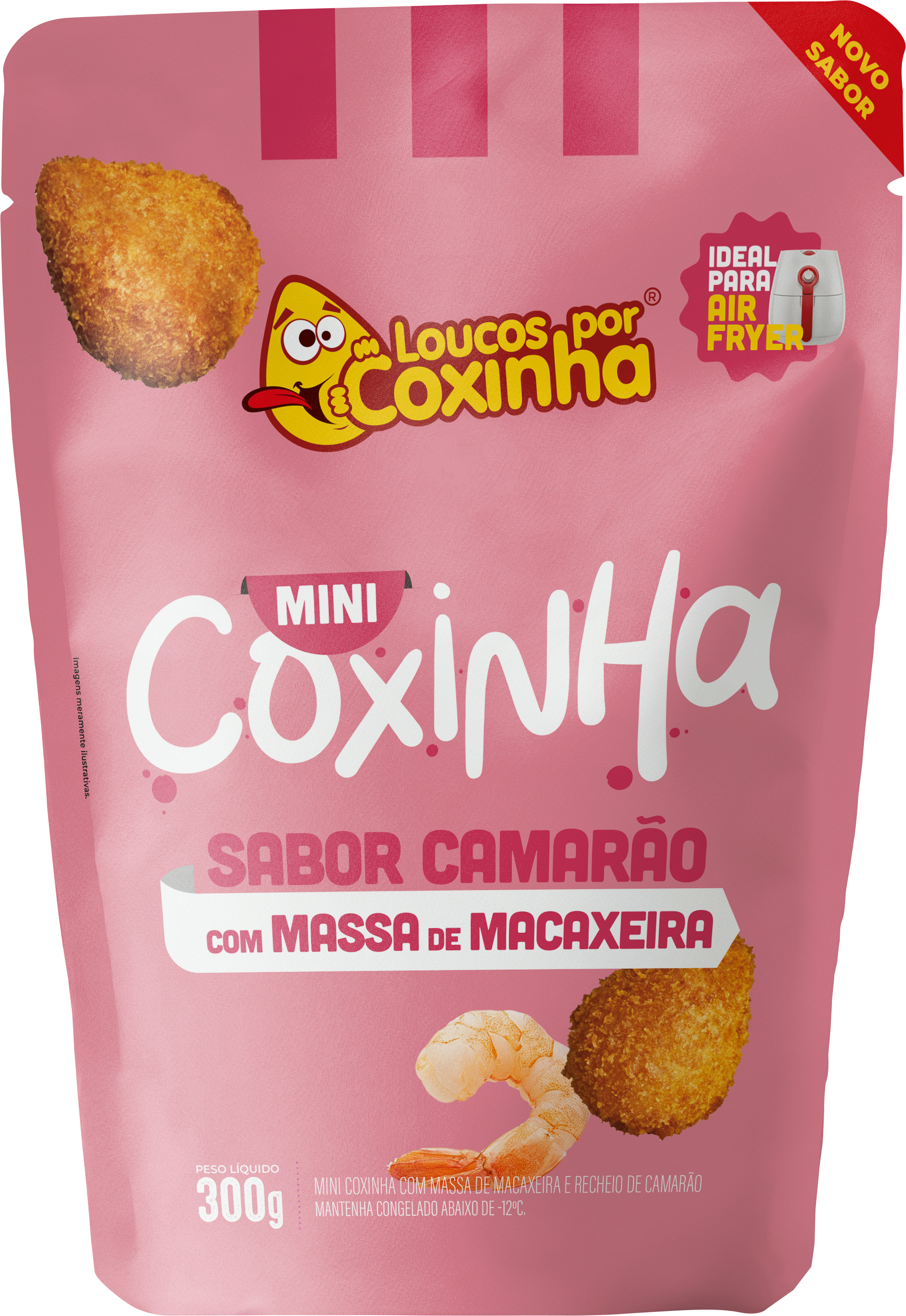 MINI COXINHA LPC CAMARÃO 300G