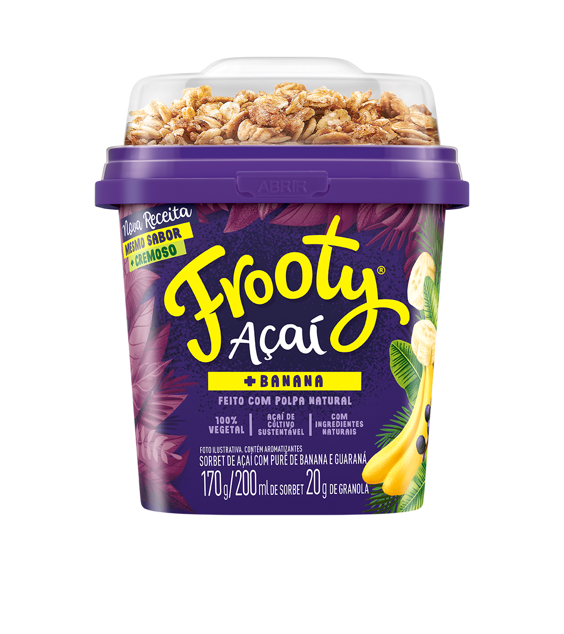 AÇAÍ FROOTY BANANA COM GRANOLA 200ML