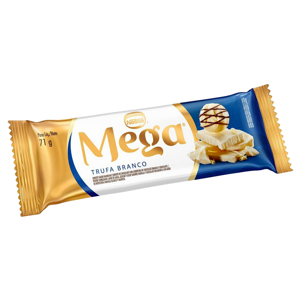 PICOLÉ NESTLÉ MEGA TRUFA BRANCO 71G