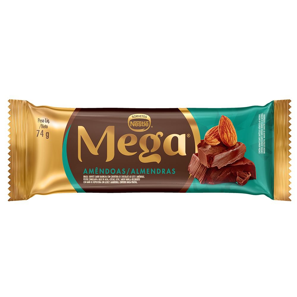 PICOLÉ NESTLÉ MEGA AMÊNDOAS 74G