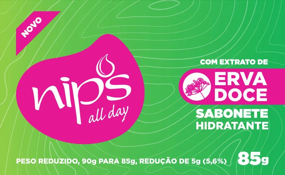 SABONETE NIPS ALL DAY 85GR ERVA DOCE