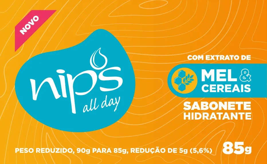 SABONETE NIPS ALL DAY 85GR MEL E CEREAIS