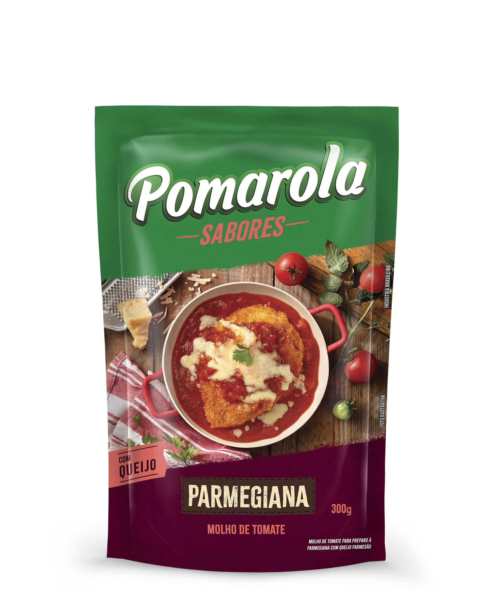MOLHO DE TOMATE POMAROLA PARMEGIANA 300GR
