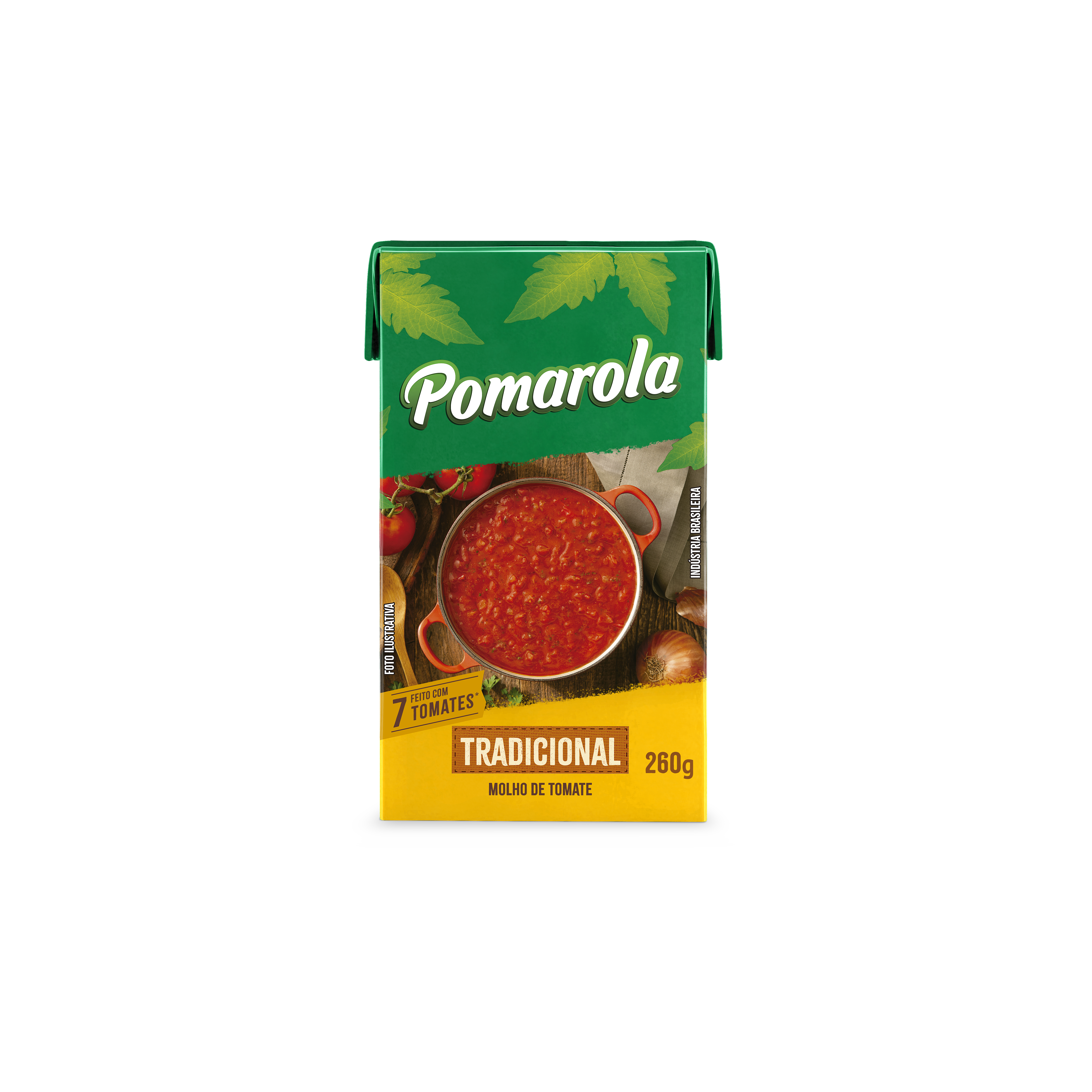MOLHO DE TOMATE POMAROLA TRADICIONAL 260GR