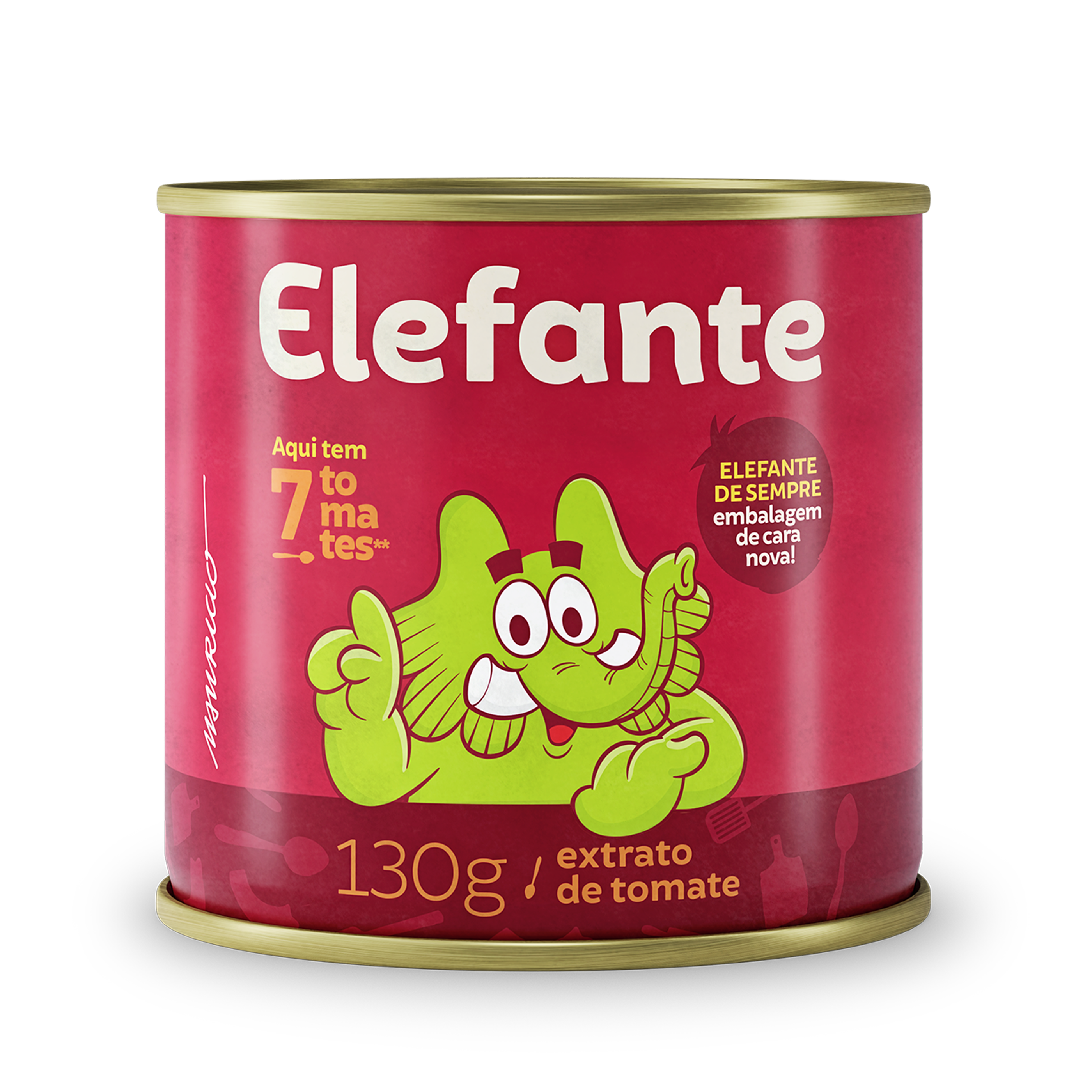 EXTRATO DE TOMATE ELEFANTE LATA 130GR