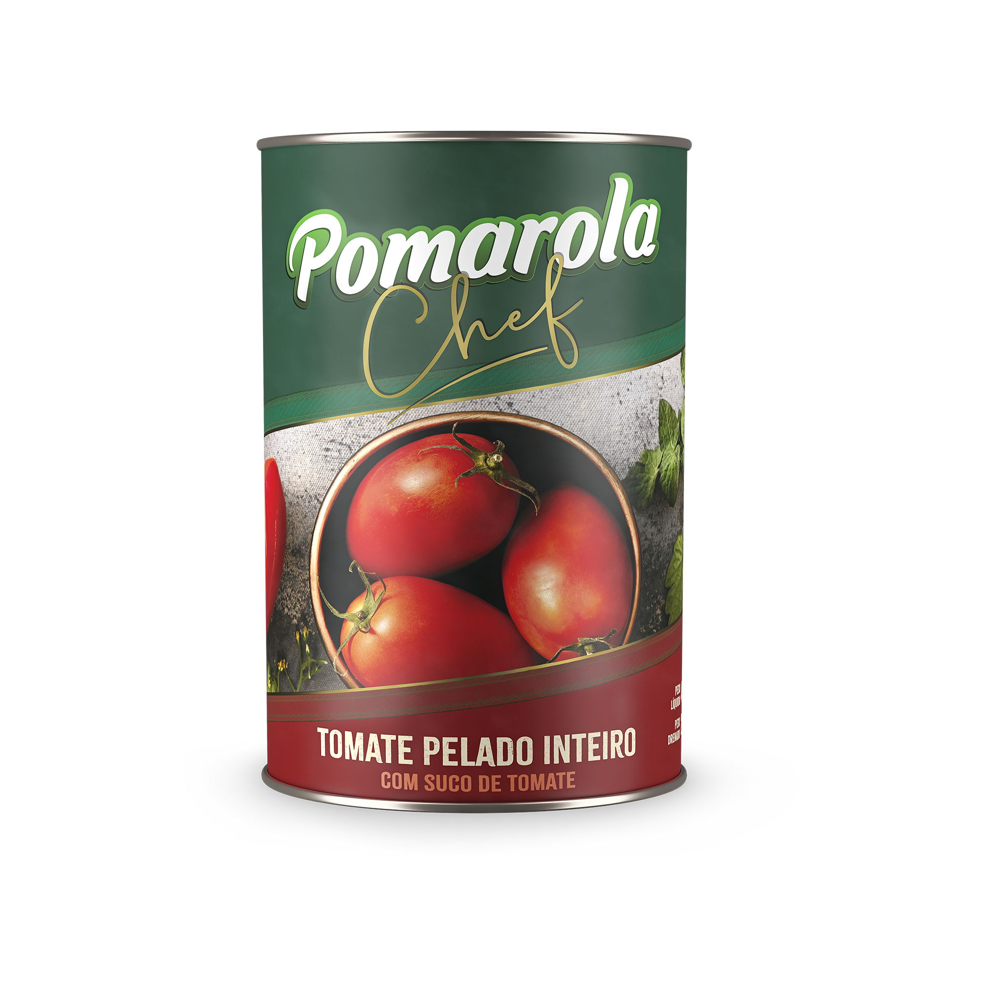 TOMATE PELADO POMAROLA LATA 400GR
