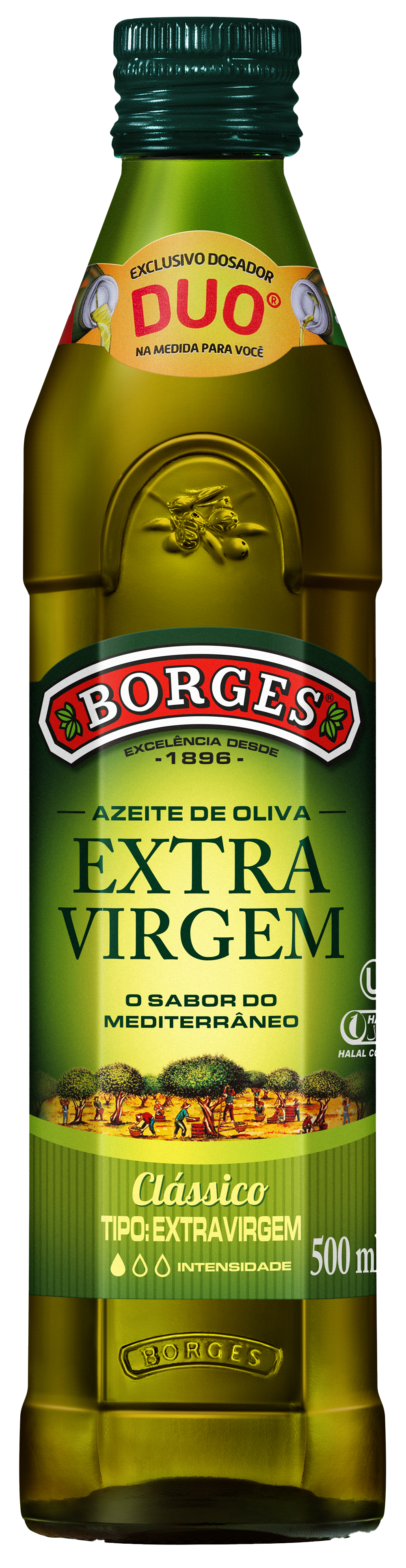 AZEITE BORGES EXTRA VIRGEM VIDRO 500ML