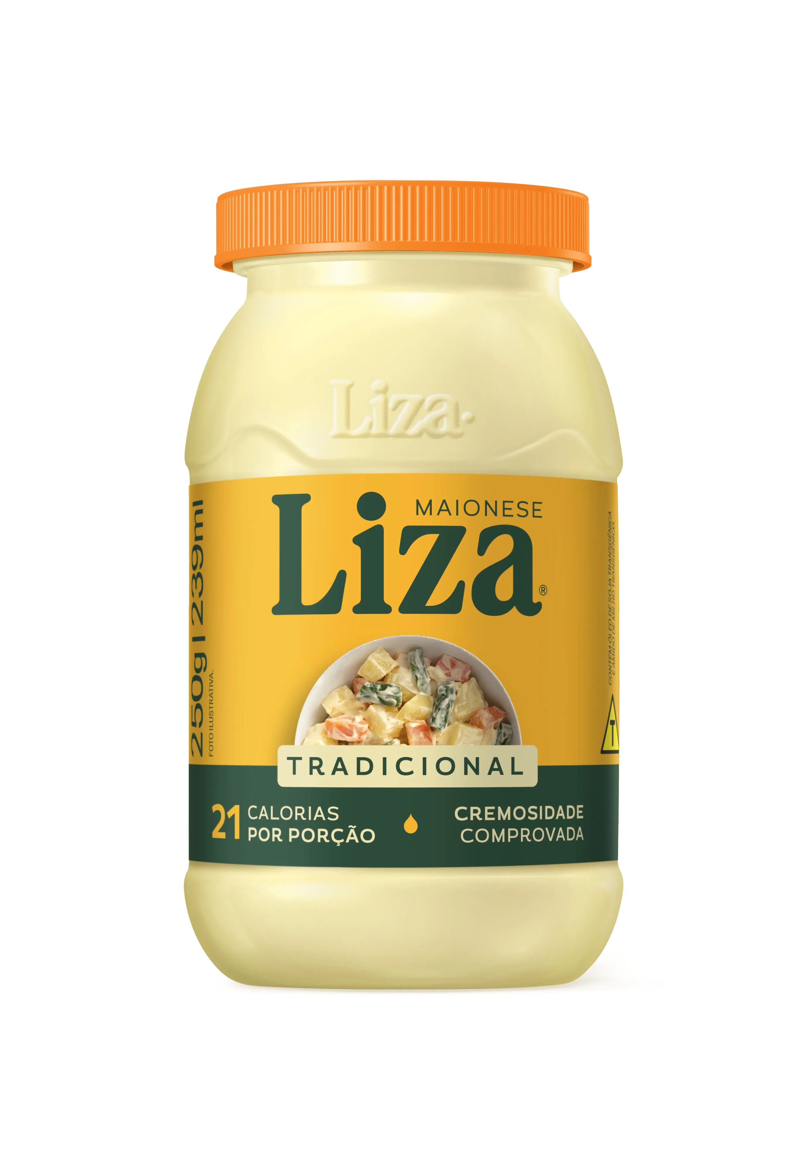 MAIONESE LIZA REGULAR PET 250GR