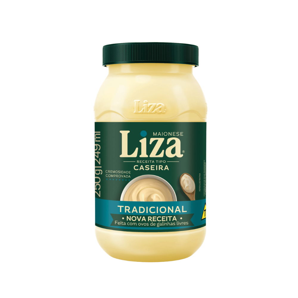 MAIONESE LIZA CASEIRA PT 250G