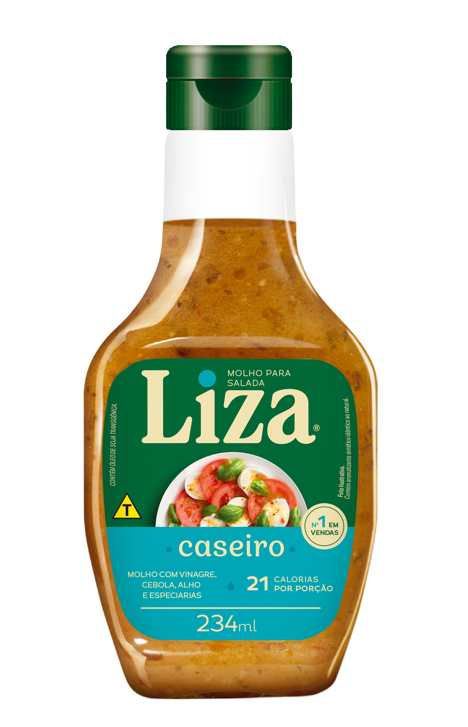 MOLHO PARA SALADA LIZA CASEIRO PET 234ML