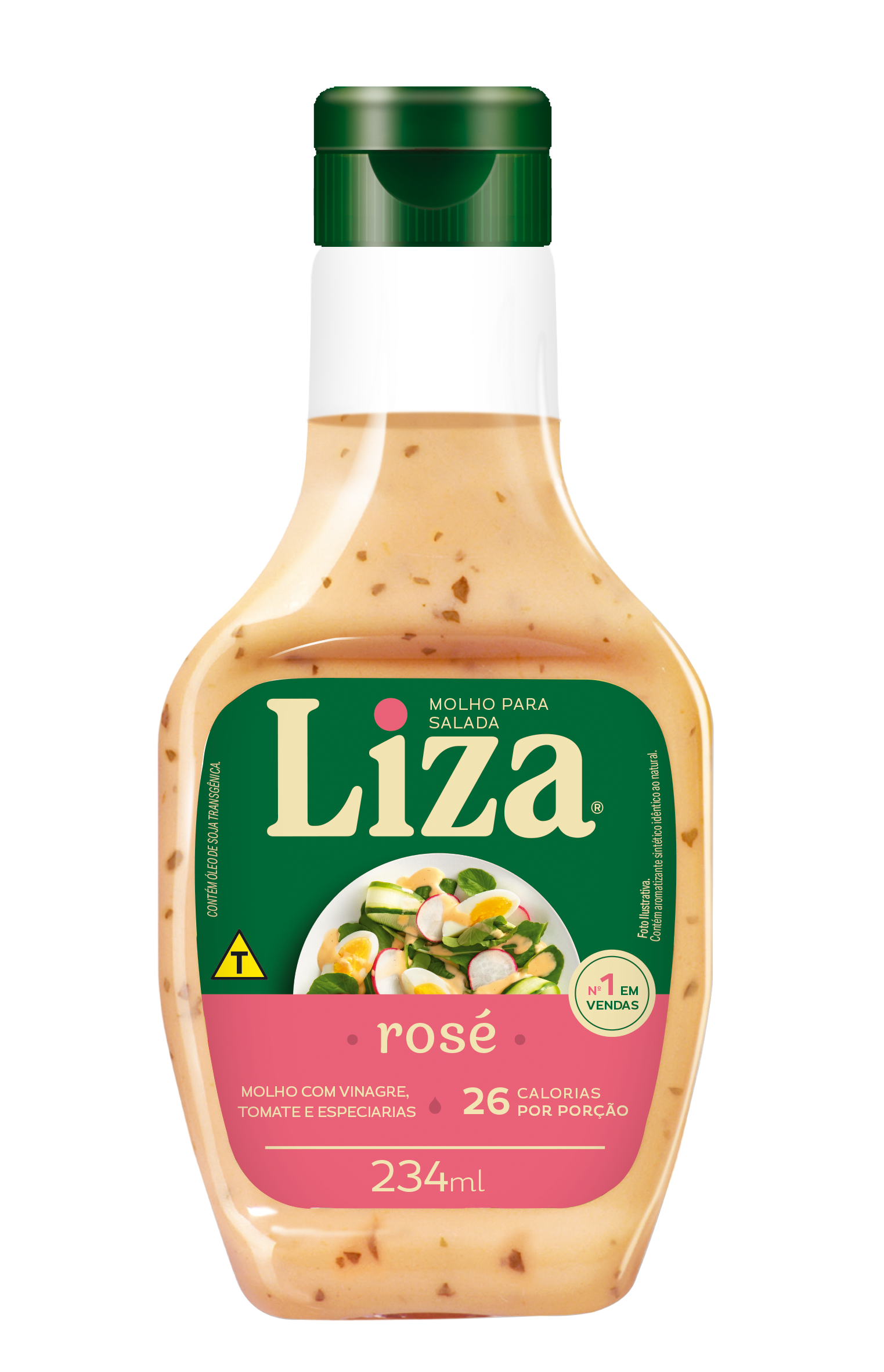 MOLHO PARA SALADA LIZA ROSÉ PET 234ML
