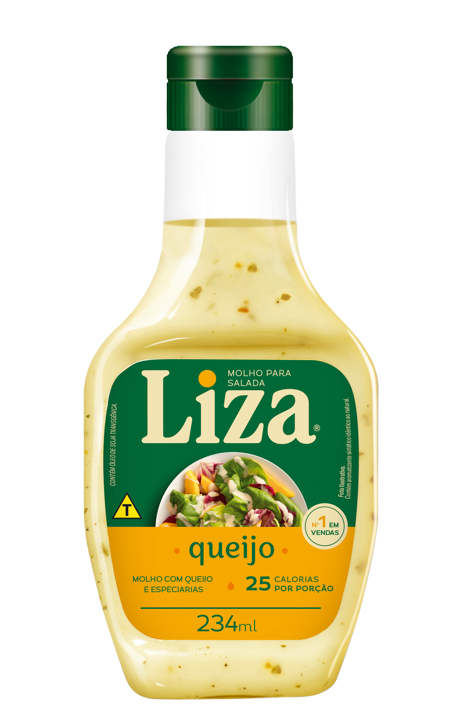 MOLHO PARA SALADA LIZA QUEIJO PET 234ML