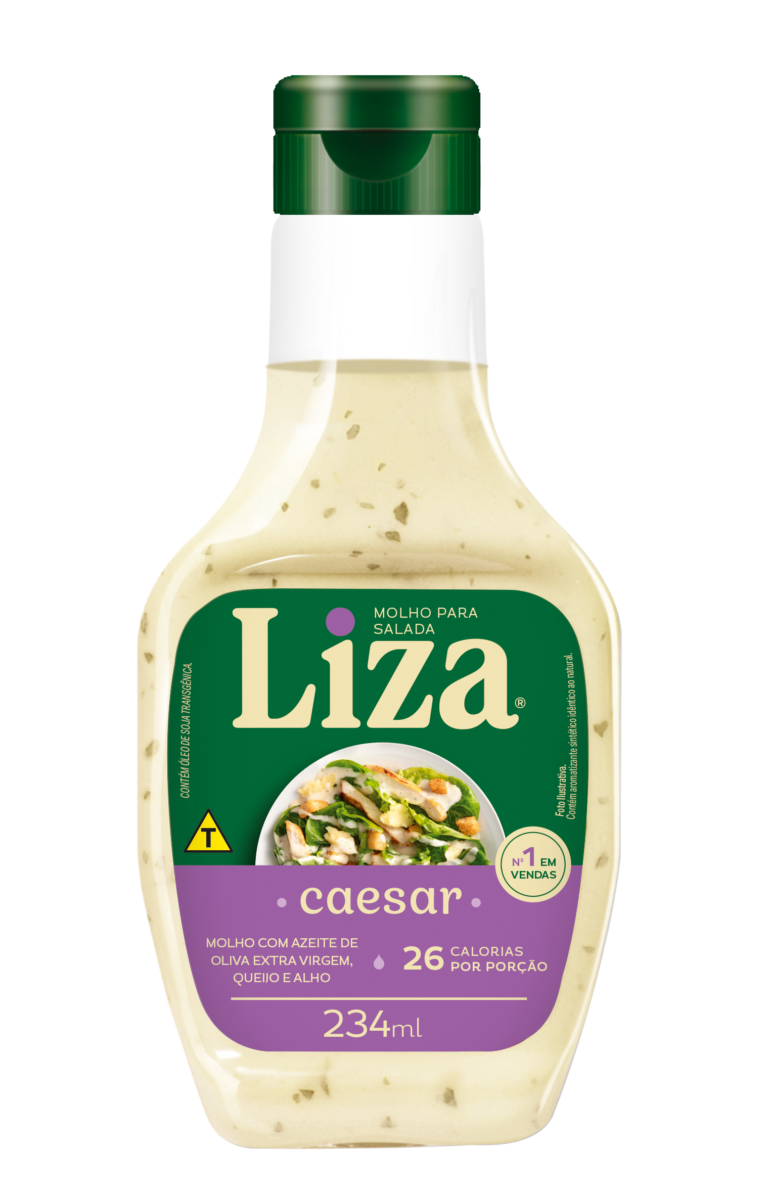 MOLHO PARA SALADA LIZA CAESAR PET 234ML