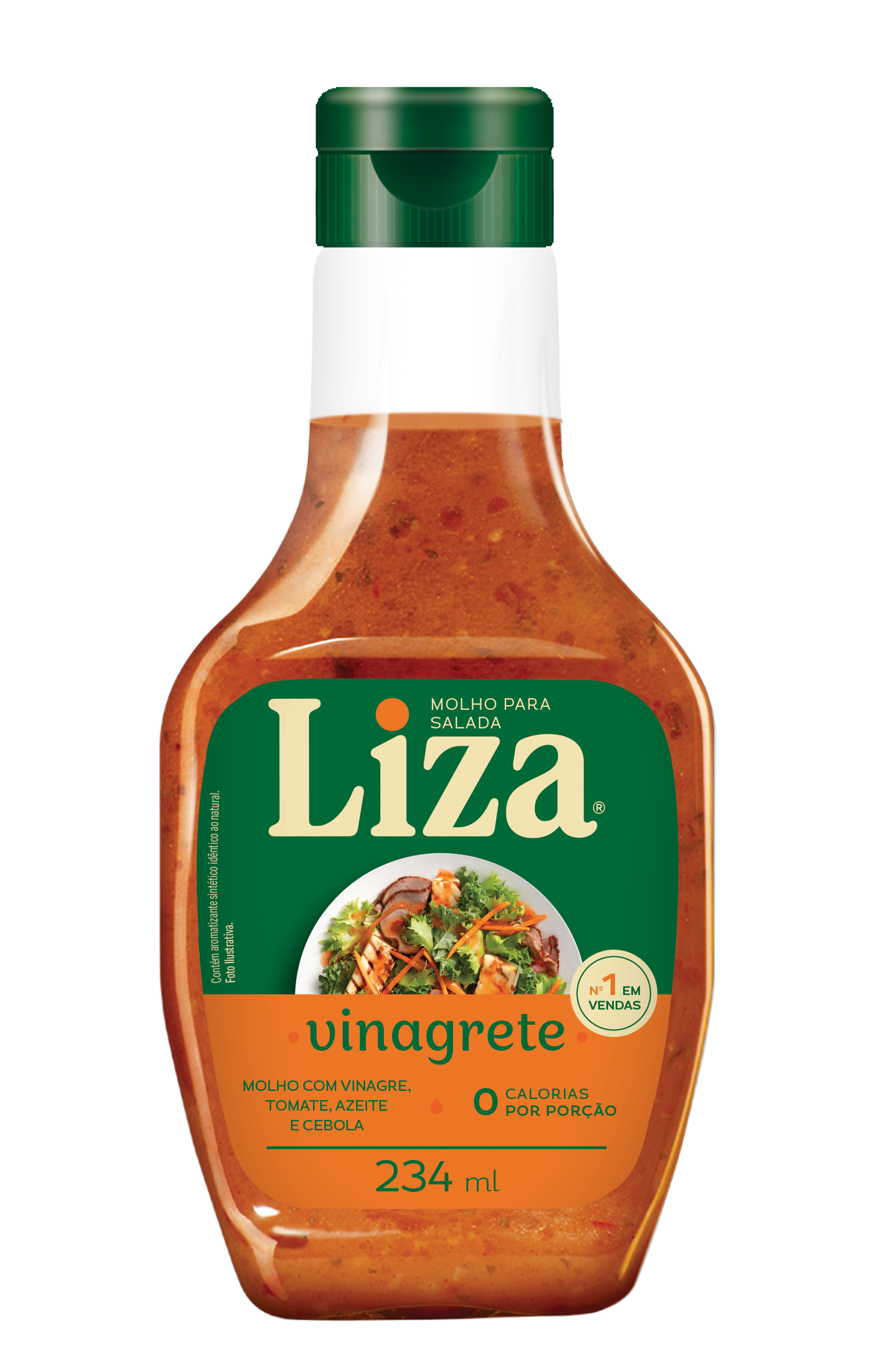 MOLHO PARA SALADA LIZA VINAGRETE PET 234ML