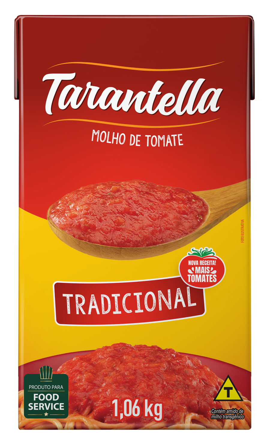 MOLHO DE TOMATE TARANTELLA TRADICIONAL 1,06KG