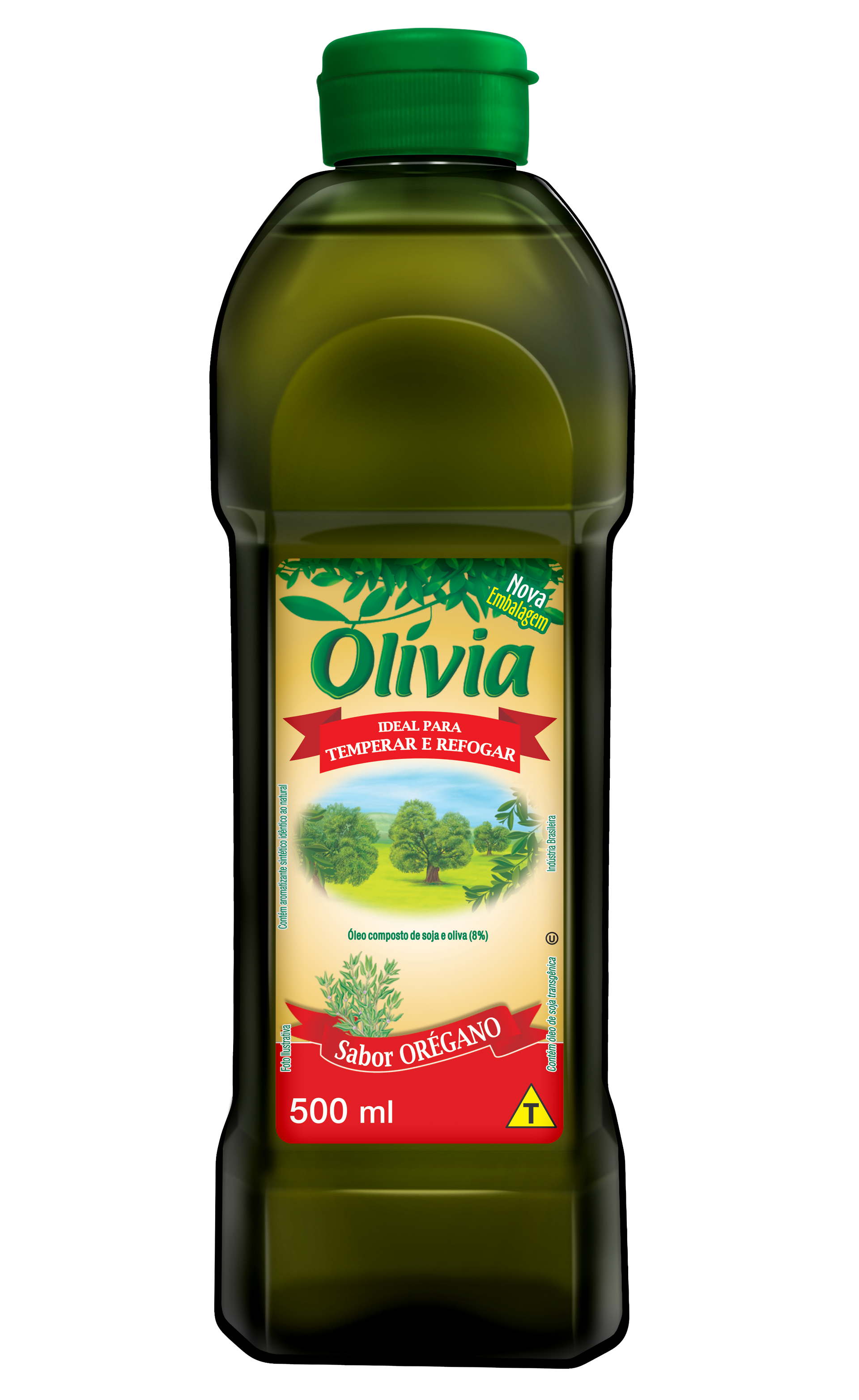 ÓLEO COMPOSTO OLIVIA ORÉGANO PET 500ML