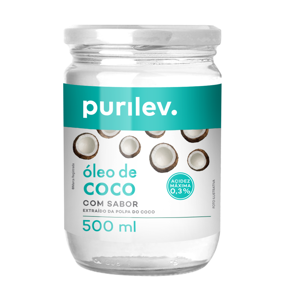 *OLEO DE COCO COM SABOR PURILEV 500ML VD