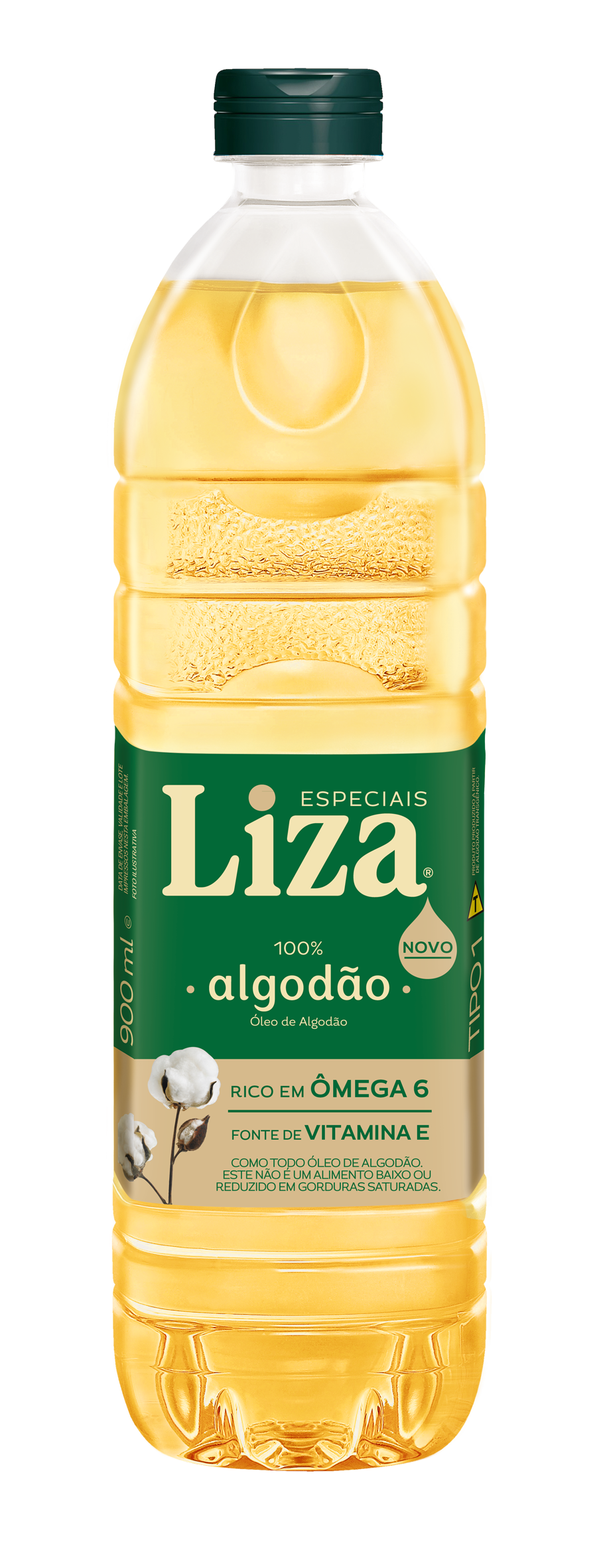 ÓLEO DE ALGODÃO LIZA PET 900ML