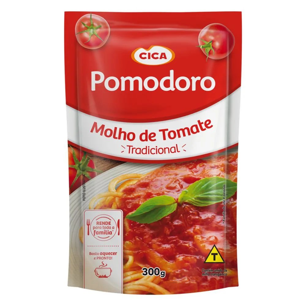 MOLHO DE TOMATE POMODORO TRADICIONAL 300GR