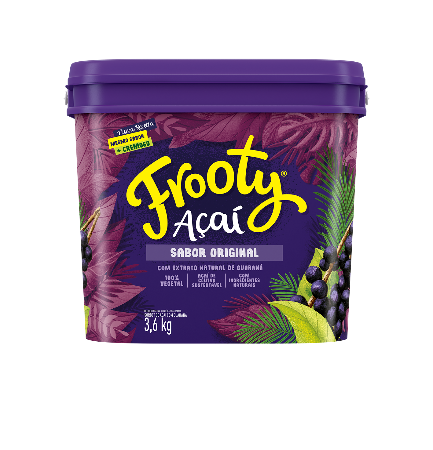 AÇAÍ FROOTY BALDE NATURAL 3,6L