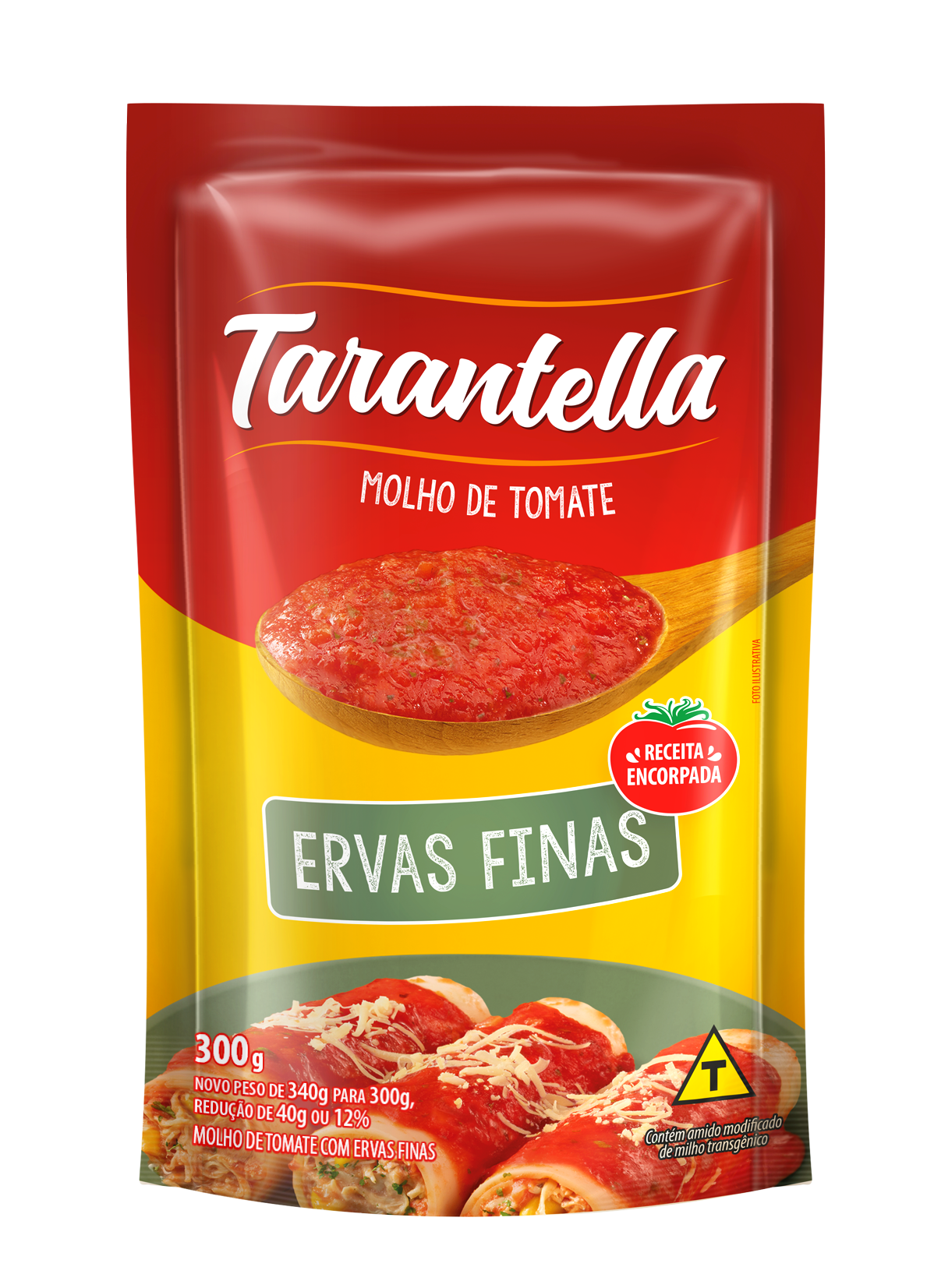 MOLHO DE TOMATE TARANTELLA ERVAS FINAS 300GR