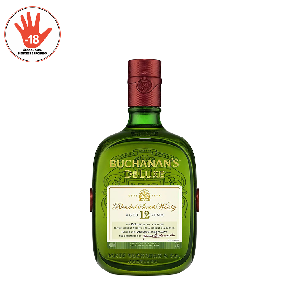 WHISKY BUCHANANS DELUXE 12 ANOS 750ML