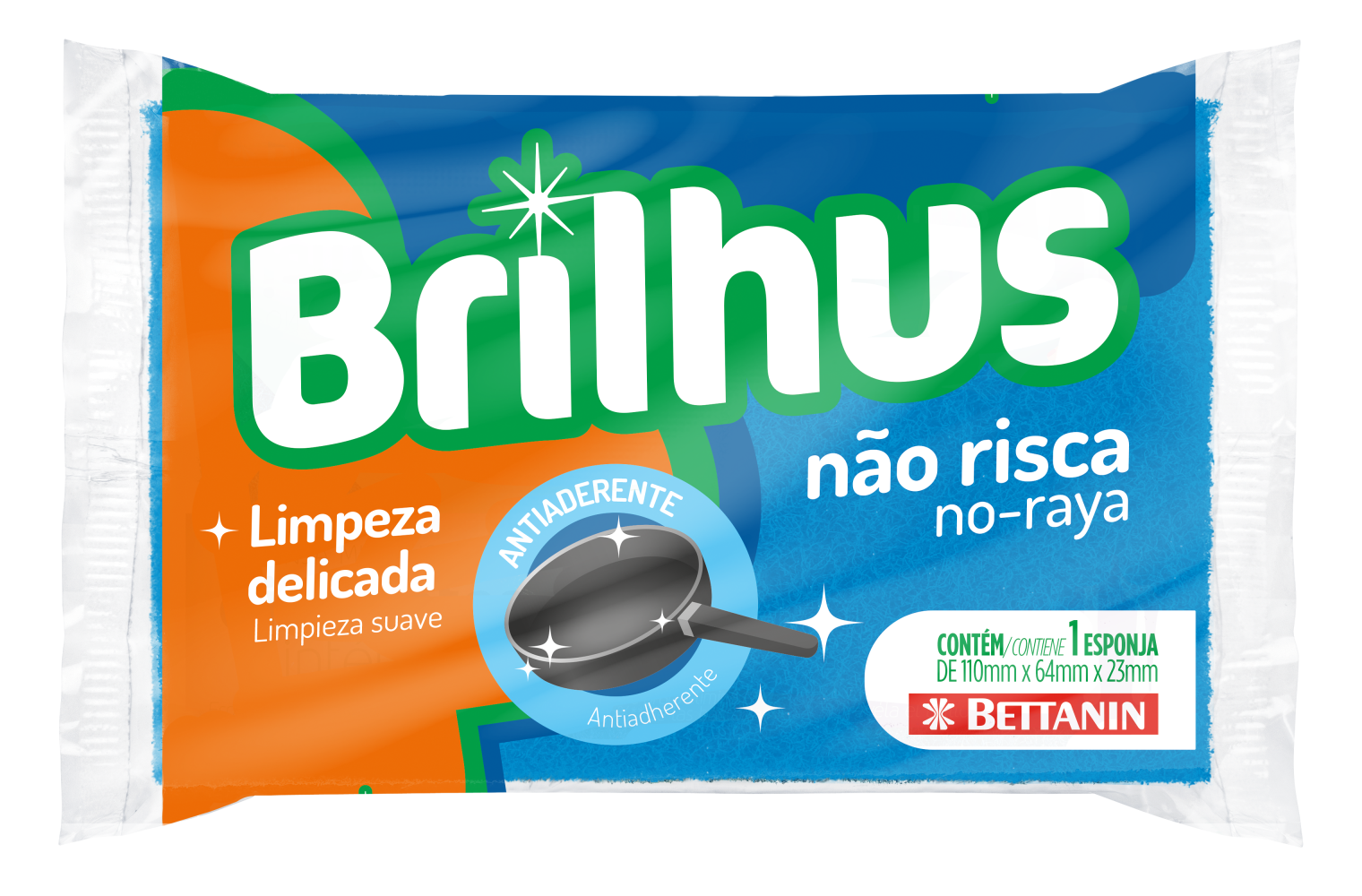 ESPONJA BRILHUS NÃO RISCA