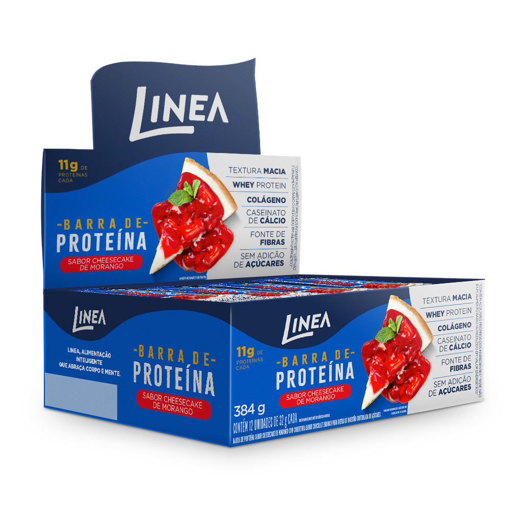 BARRA DE PROTEÍNA LINEA HUMMM CHEESECAKE 12X35G
